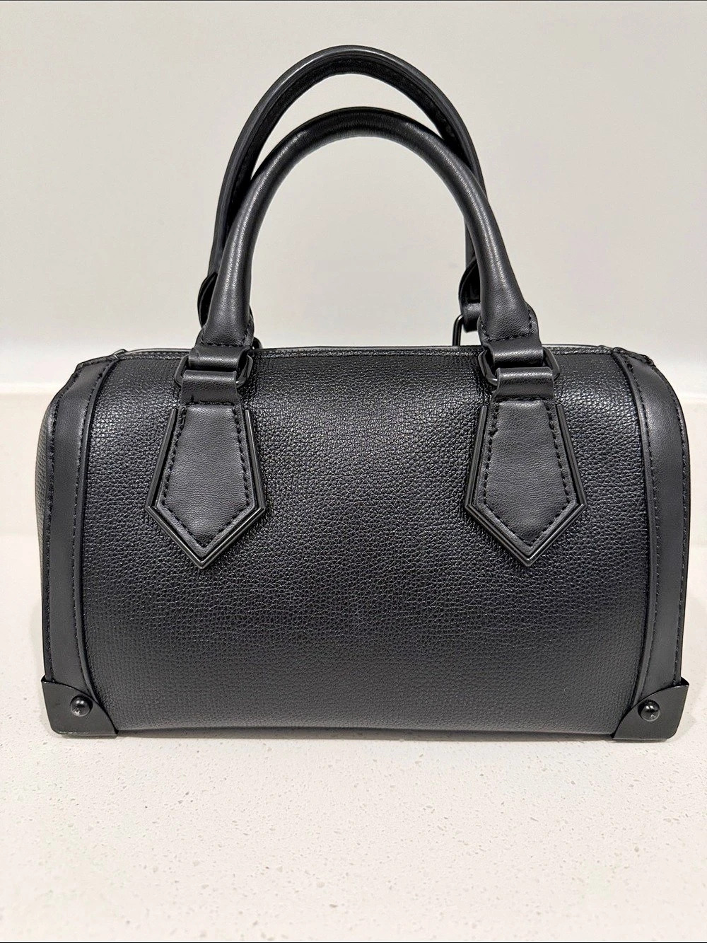 ALDO Black Satchel with Shoulder Strap